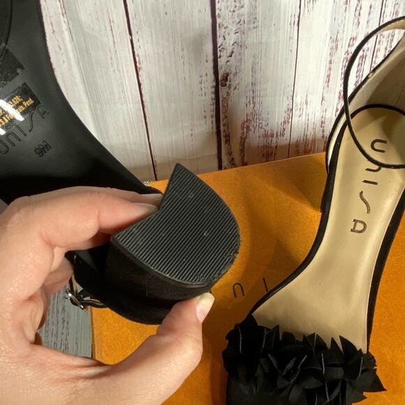 Unisa Black Womans Heels Sz 9 - Picture 6 of 8